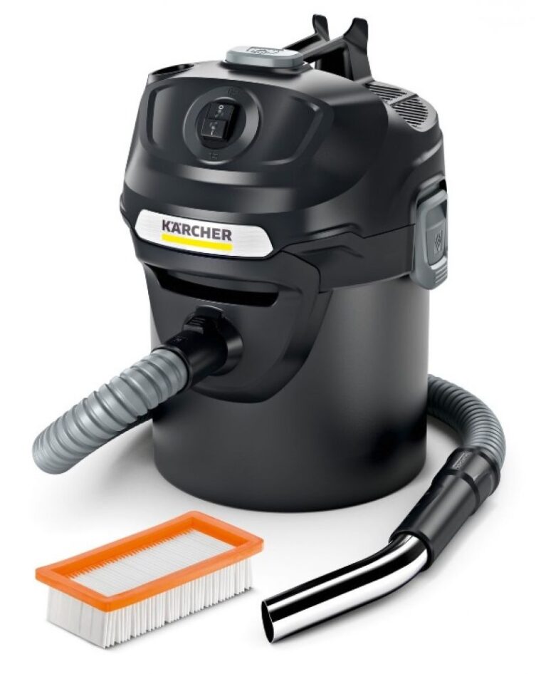 Прахосмукачка за пепел и прах Karcher - AD 2, Плосък Филтър, Черна