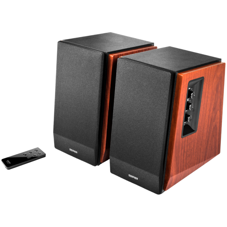 Стерео Bookshelf Тонколони, 2.0 EDIFIER R1700BT, 66 W RMS, Bluetooth 5.1, Стерео Конфигурация 2.0,4-Инчови Средно-/нискочестотни Драйвери, Дистанционно Управление