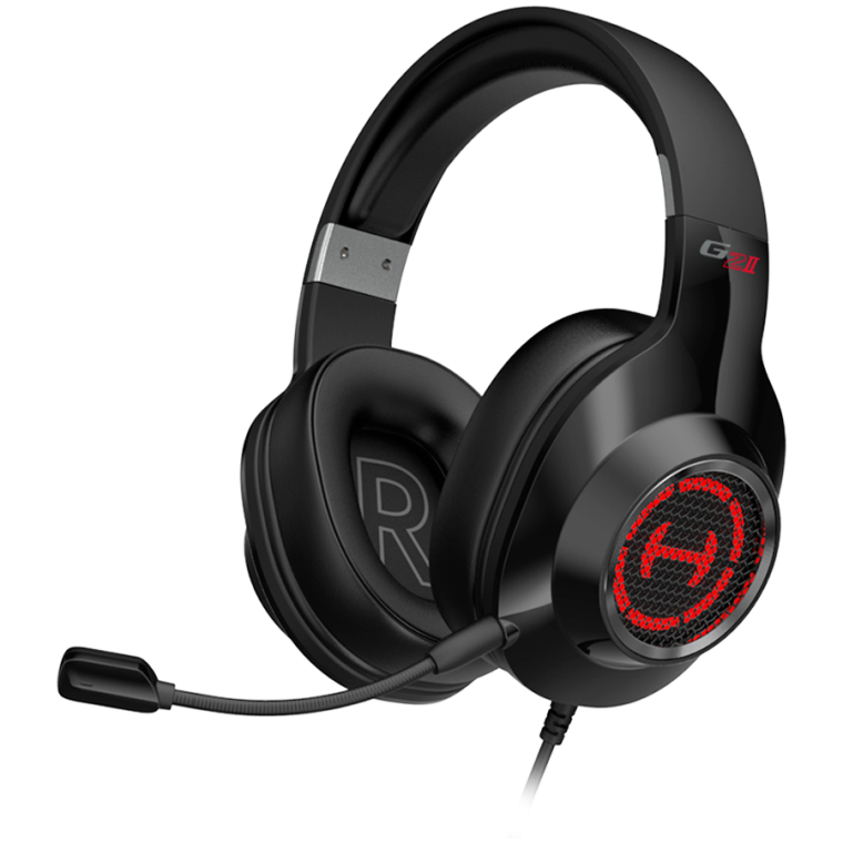 USB Геймърски Слушалки Edifier G2 II, USB Type-A Свързване, 7.1-Канален Съраунд Звук, 50 мм Говорители, Гъвкав Микрофон на Рамо, RGB Осветление