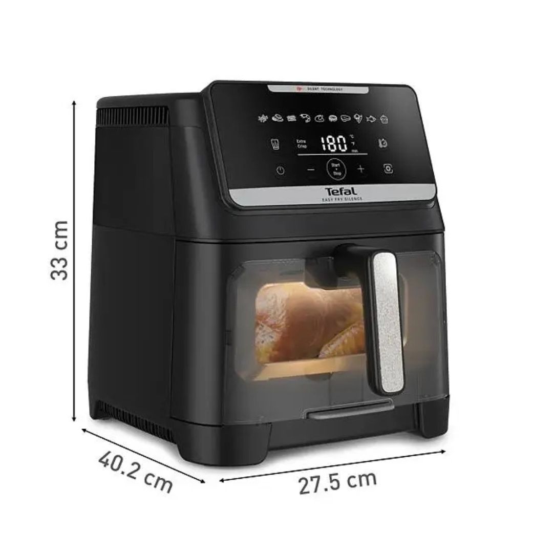 Фритюрник с горещ въздух Tefal Easy Fry Silence XXL VISION EY8468E0, 7 л, черен 4 Черен фритюрник с горещ въздух Tefal Easy Fry Silence XXL VISION EY8468E0