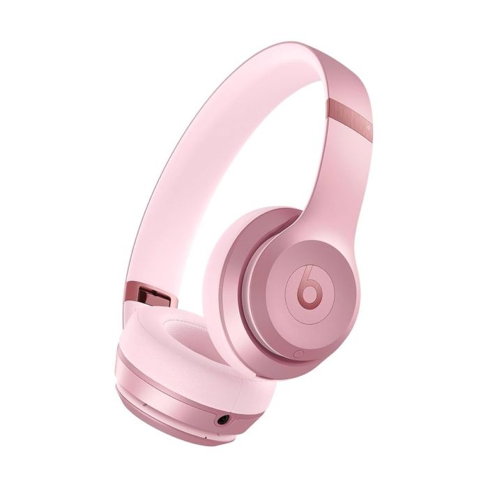 Безжични слушалки Beats Solo 4, Bluetooth 5.3, до 50 часа слушане, аудио без загуби, калъф за пренасяне, Розови