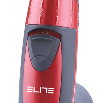 Презареждаема машинка за подстригване ELITE RC-998s, черно-червена