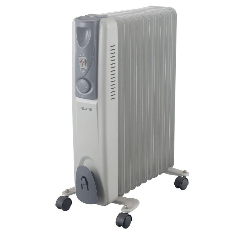 Маслен Радиатор ELITE EOH-11250, Мощност 2500 W, 11 Ребра, 3 Настройки за Нагряване, Регулируем Термостат, Защита от Прегряване