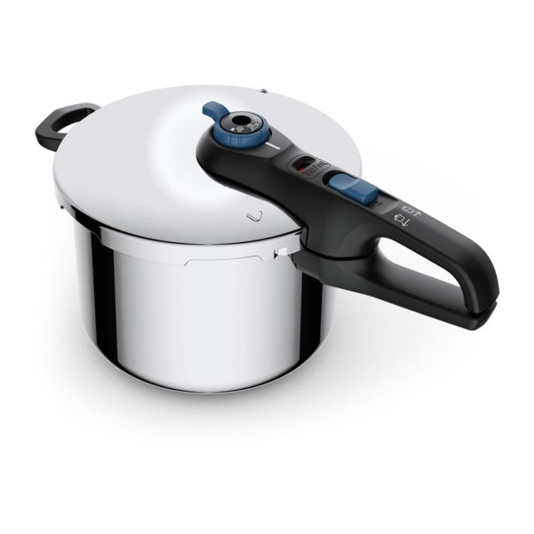 Кухненска тенджера Tefal P2584401 Secure Trendy Aqua, 8 Литра, 5-степенна защита, Индукция