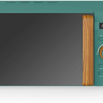 Дигитална Микровълнова Фурна Swan SM22036LGREN, Вместимост 20 L, Мощност 800 W, 6 Степени на Мощност, Дигитално Управление с LED Дисплей, Функция Размразяване, Матово Зелен
