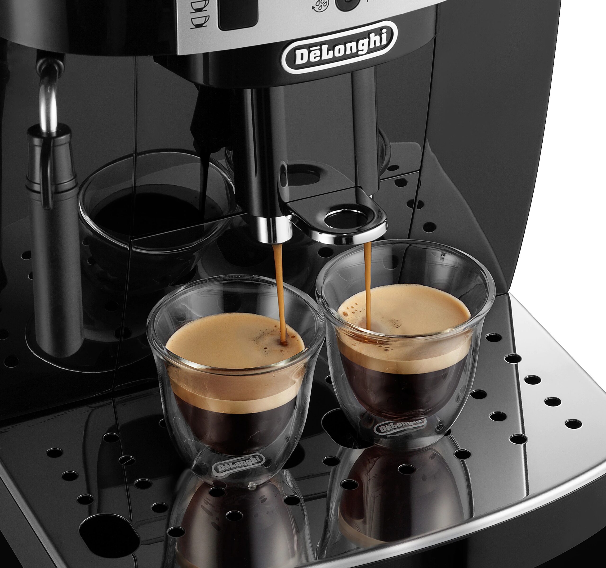 Автоматична Кафемашина за Кафе на Зърна De'Longhi ECAM22.110.B Magnifica S, Вградена Кафемелачка, Espresso и Espresso Lungo, Функция за Приготвяне на 2 Еспресо Едновременно, Черен 2 Автоматична Кафемашина за Кафе на Зърна De'Longhi ECAM22.110.B Magnifica S, Вградена Кафемелачка, Espresso и Espresso Lungo, Функция за Приготвяне на 2 Еспресо Едновременно, Черен - Image 2