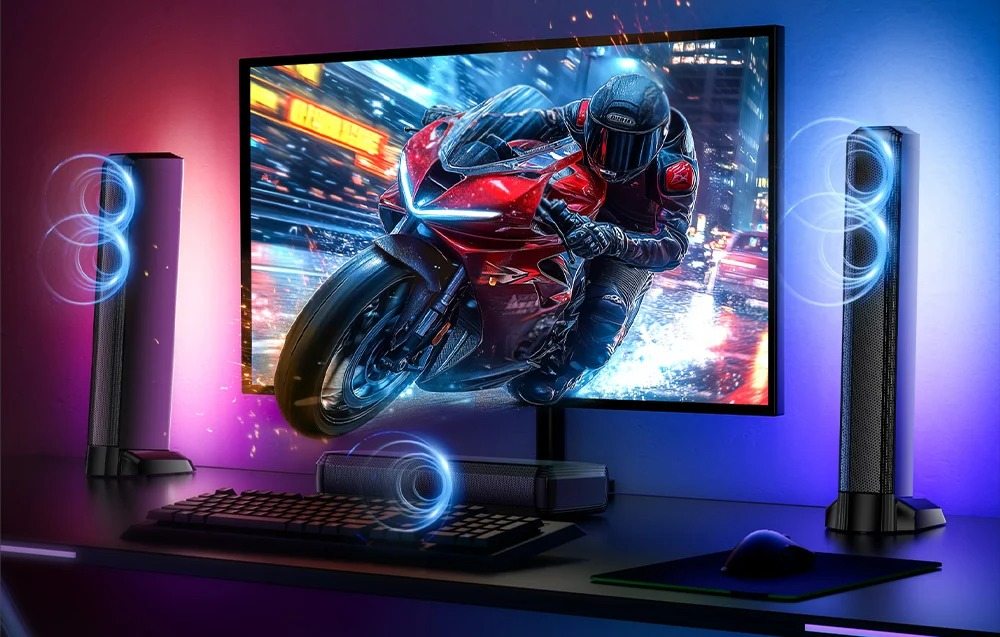 Саундбар Система Ultimea Apollo S70 Ultra, 7.1 Канала, 8 Говорителя, Жичен Субуфер и Два Съраунд Говорителя, HDMI eARC и Bluetooth 5.3, Максимално Звуково Налягане над 102 dB 9 Гейминг конфигурация с Ultimea Apollo S70 Ultra
