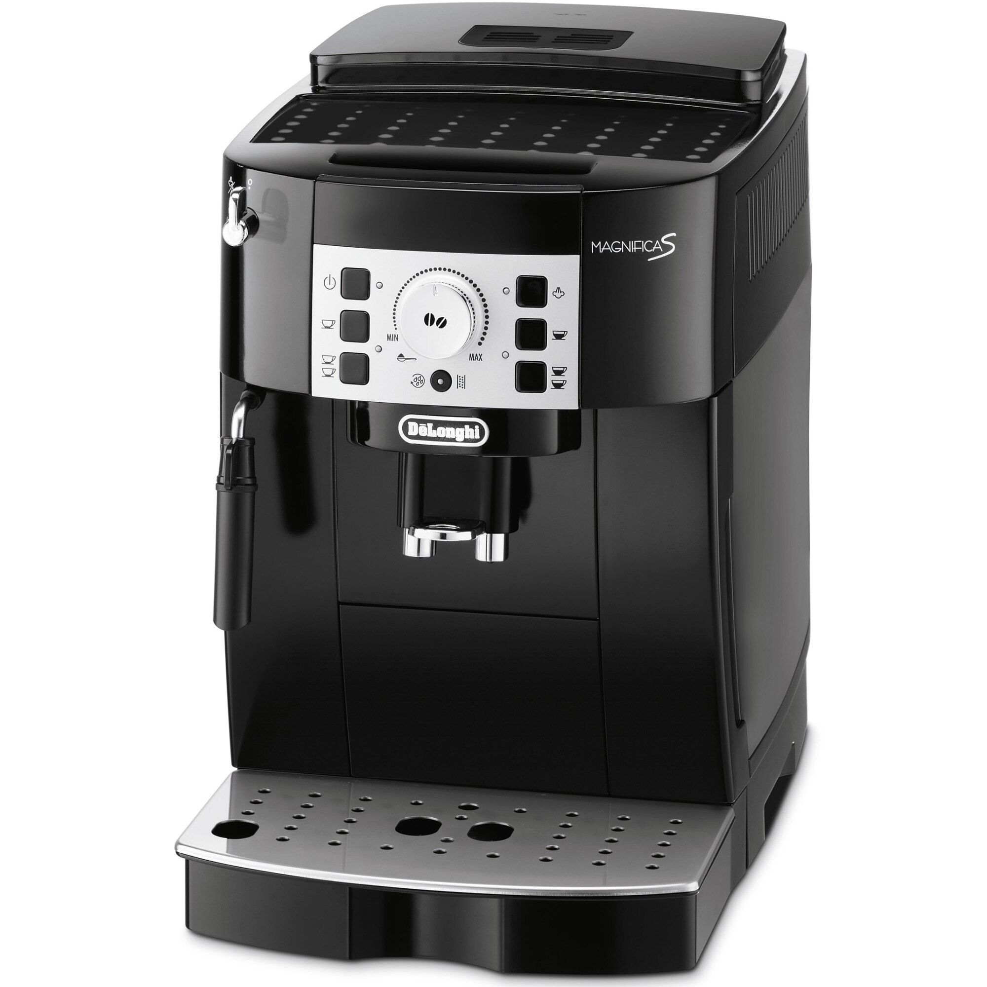 Автоматична Кафемашина за Кафе на Зърна De'Longhi ECAM22.110.B Magnifica S, Вградена Кафемелачка, Espresso и Espresso Lungo, Функция за Приготвяне на 2 Еспресо Едновременно, Черен 3 Автоматична Кафемашина за Кафе на Зърна De'Longhi ECAM22.110.B Magnifica S, Вградена Кафемелачка, Espresso и Espresso Lungo, Функция за Приготвяне на 2 Еспресо Едновременно, Черен - Image 3