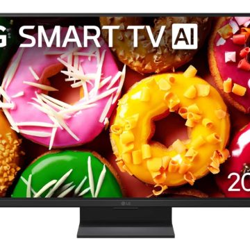 Черен 24-инчов Smart LED телевизор LG 24LB70003LA