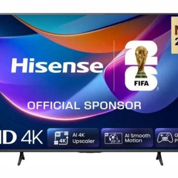 UHD Smart TV Hisense 43A6S в черен цвят