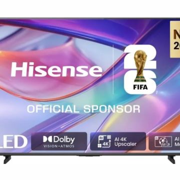 Черен 43-инчов QLED телевизор Hisense 43E7S