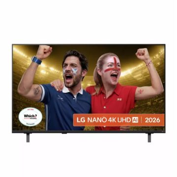 Черен телевизор LG 50NU8E0B3LA, 50 инча, 4K Smart TV