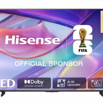 Черен 55-инчов QLED телевизор Hisense 55E7S