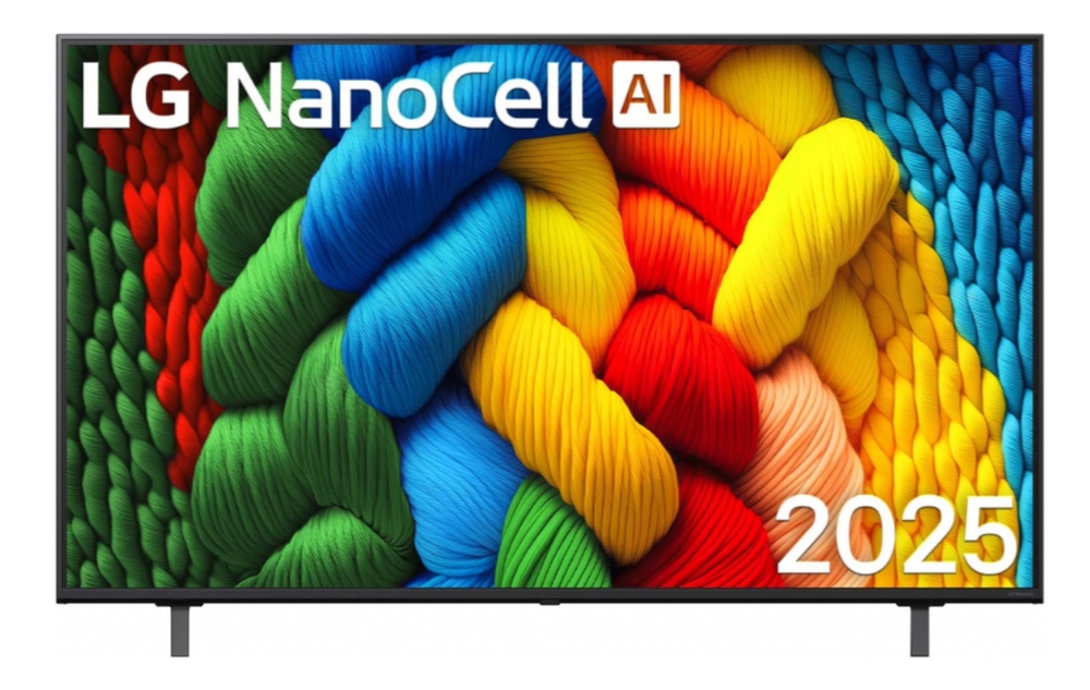 Телевизор LG 55NANO80A3B, 55" 4K HDR Smart Nano Cell TV, 4K Ultra HD резолюция, NanoCell / Nano Color дисплей, Direct додсветка, α7 AI процесор 4K Gen8, Wi-Fi, Bluetooth, Черен 1 55-инчов NanoCell AI 4K Smart TV LG 55NANO80A3B, Black
