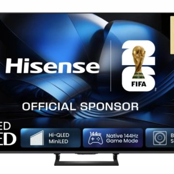55-инчов MiniLED ULED Smart TV Hisense 55U7SE в черен цвят