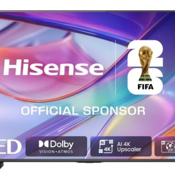 Черен 65-инчов QLED телевизор Hisense 65E7S