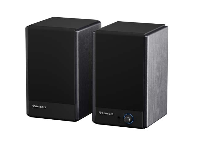 Аудио Система 2.0 с Кабелна и Bluetooth Връзка GENESIS Arsen 402BT, 60 W Мощност, Bluetooth Версия 5.3, Оптичен S/PDIF и RCA Входове, Честотна Характеристика 60–20 000 Hz