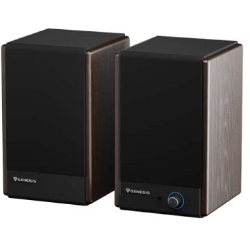Тонколони Genesis Arsen 402, Bluetooth Свързване, 2.0 Система с Мощност 60 W, 88 Mm Басов и 19 Mm Високочестотен Говорител, Честотен Диапазон 60 Hz–20 kHz