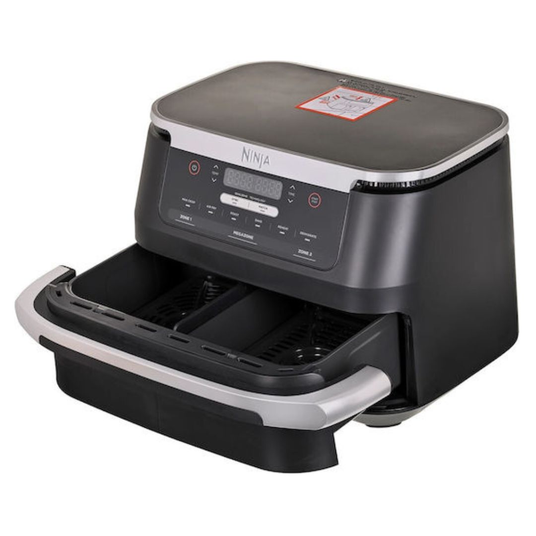 Фритюрник с горещ въздух Ninja AF550EU FlexDrawer, Мощност 2470W, Капацитет 6.6 л, 1 кошница, 2 зони за готвене, 6 програми, Незалепващ, Черен 2 Фритюрник с горещ въздух Ninja AF550EU FlexDrawer, Мощност 2470W, Капацитет 6.6 л, 1 кошница, 2 зони за готвене, 6 програми, Незалепващ, Черен - Image 2