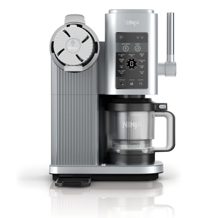 Машина за сладолед Ninja NC701EU Creami Swirl, Мощност 800 W, 13 програми, Сив с черен