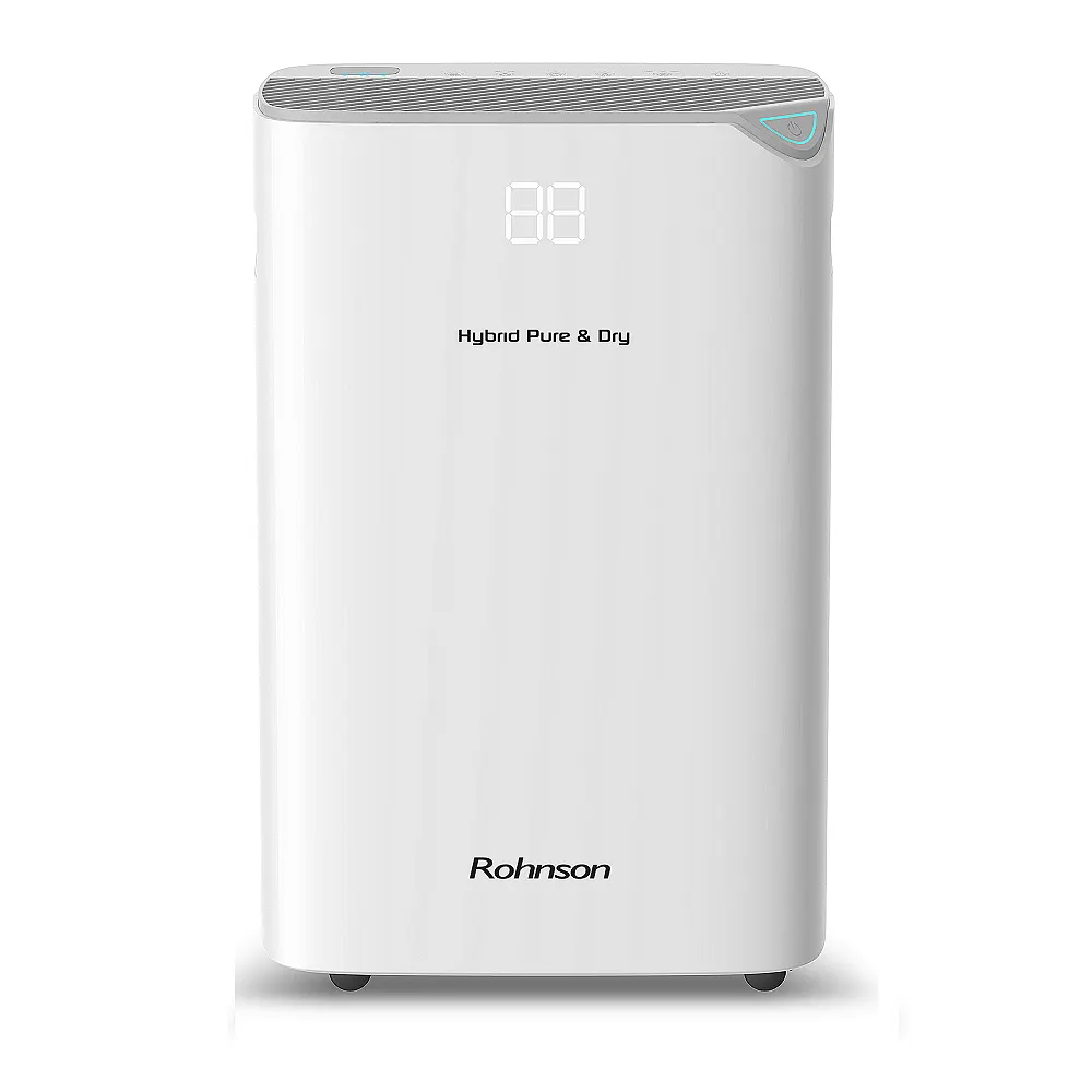 Обезвлажнител и пречиствател за въздух Rohnson R-91020 Hybrid Pure & Dry, Помещения до 120 м², Капацитет 20 л/ден, 4-Степенна филтрация, UV-C стерилизация, Йонизация, Бял 3 Обезвлажнител и пречиствател Rohnson R-91020 Hybrid Pure & Dry