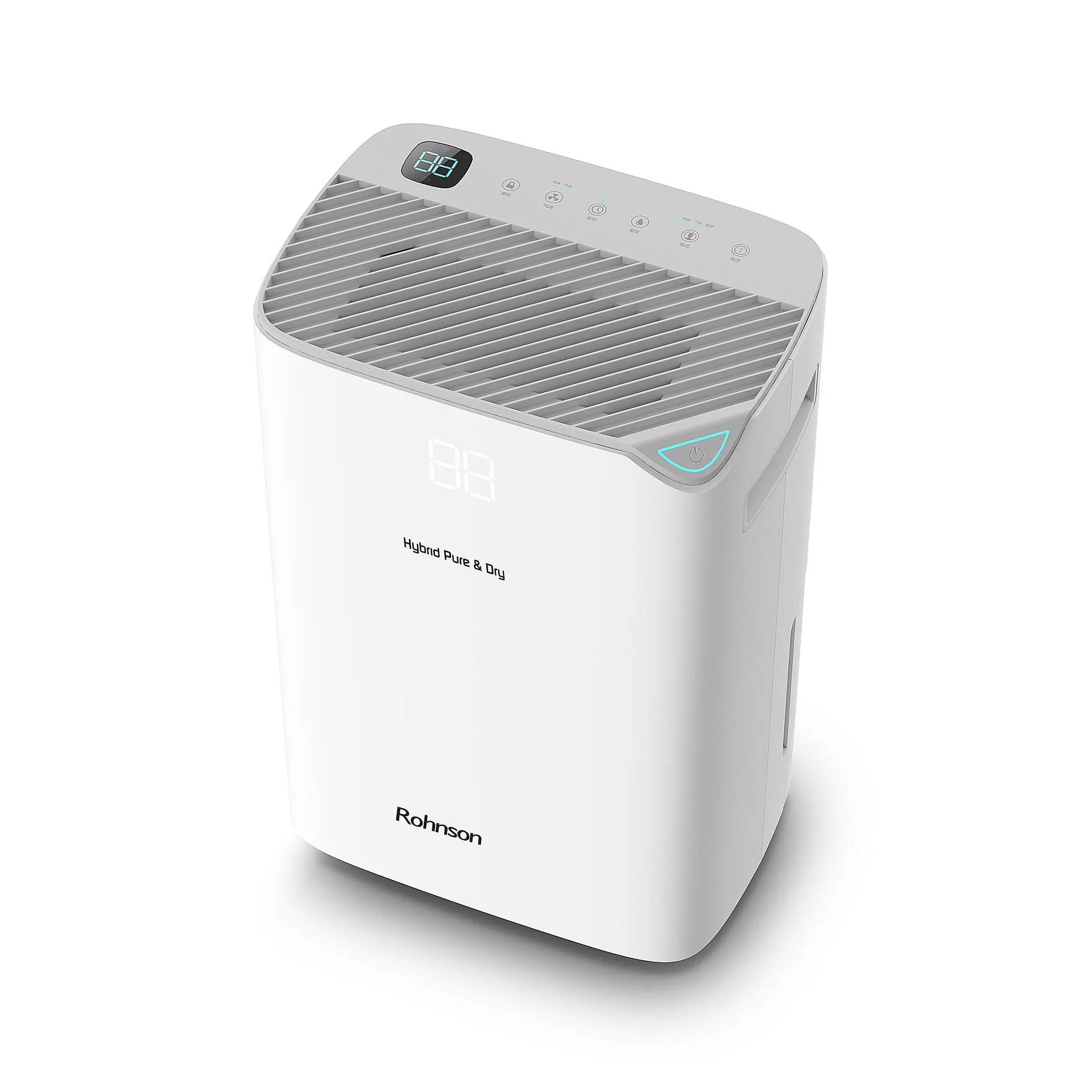 Обезвлажнител и пречиствател за въздух Rohnson R-91020 Hybrid Pure & Dry, Помещения до 120 м², Капацитет 20 л/ден, 4-Степенна филтрация, UV-C стерилизация, Йонизация, Бял 4 Обезвлажнител и пречиствател Rohnson R-91020 Hybrid Pure & Dry