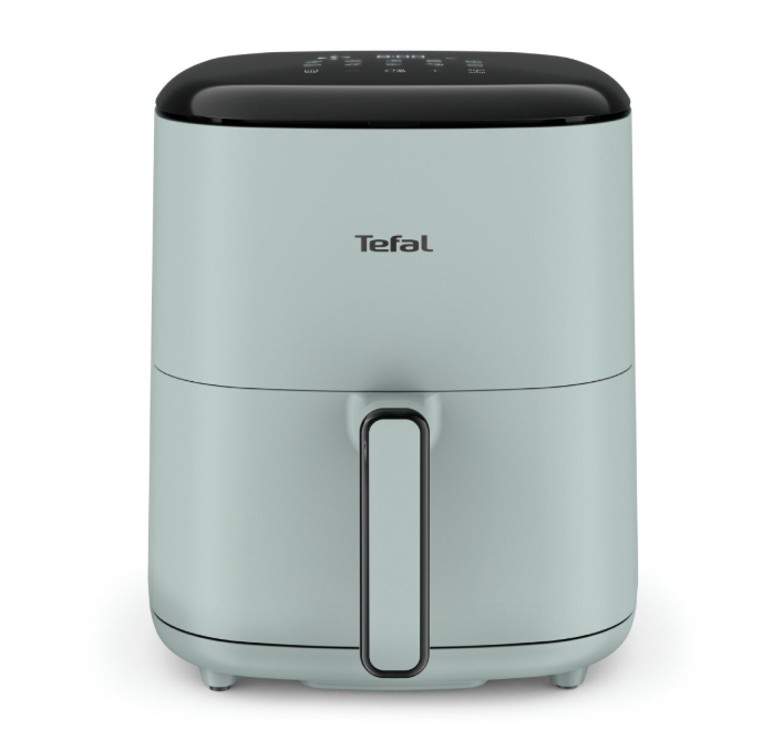 Фритюрник с Горещ Въздух Tefal EY2454E0 Fry Easy Fry Pop, 5 L Капацитет на Купата, 1500 W Мощност, 10 Автоматични Програми, Температура 80–200 °C, Таймер до 60 минути, Eucalyptus 2 Фритюрник с горещ въздух Tefal EY2454E0 Fry Easy Fry Pop в цвят Eucalyptus