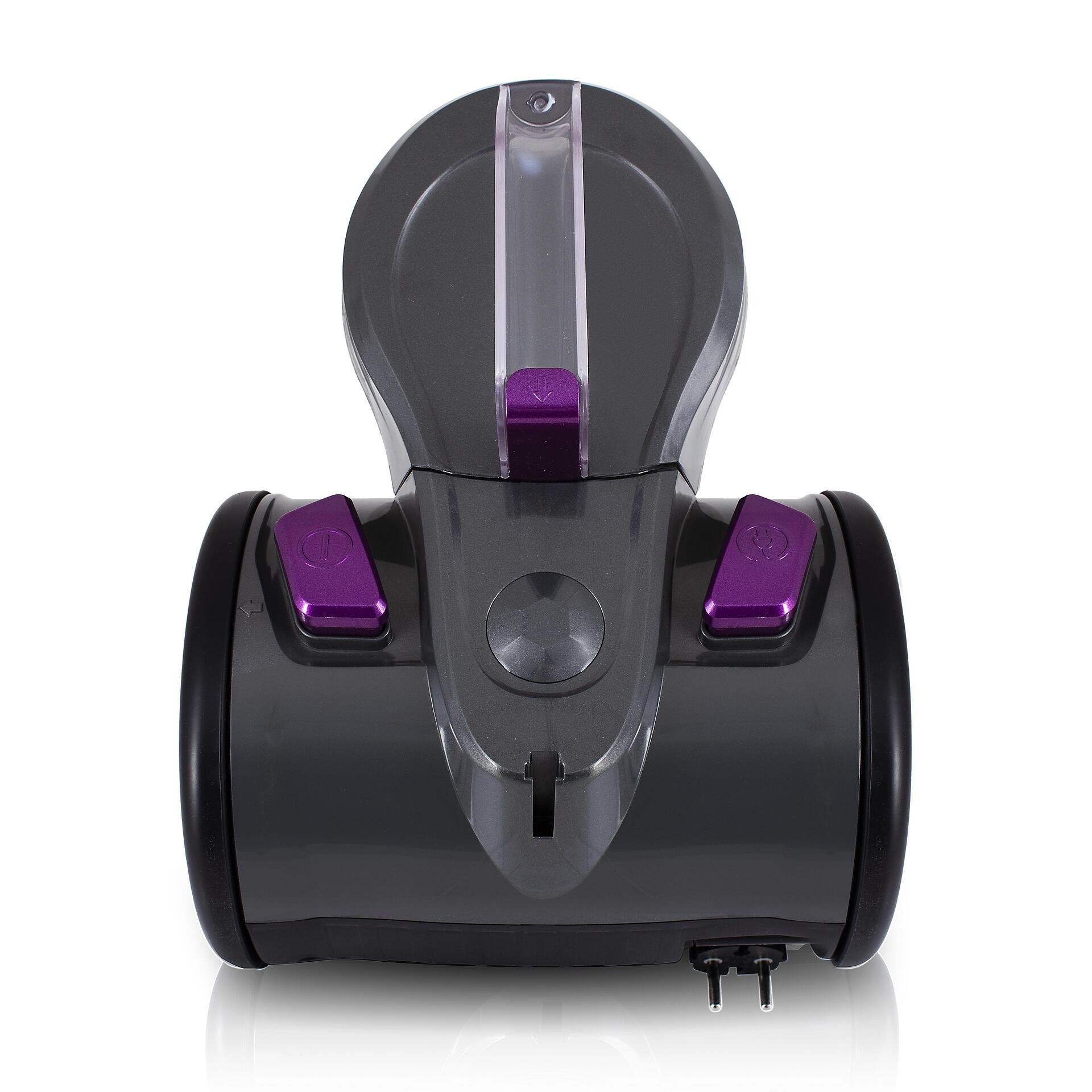 Прахосмукачка без торба Rohnson R-1225, Мощност 800 W, Циклонна технология, Контейнер за прах 2 л, HEPA филтър, Черен с лилав 5 Прахосмукачка без торба Rohnson R-1225 Cyclonic Tech