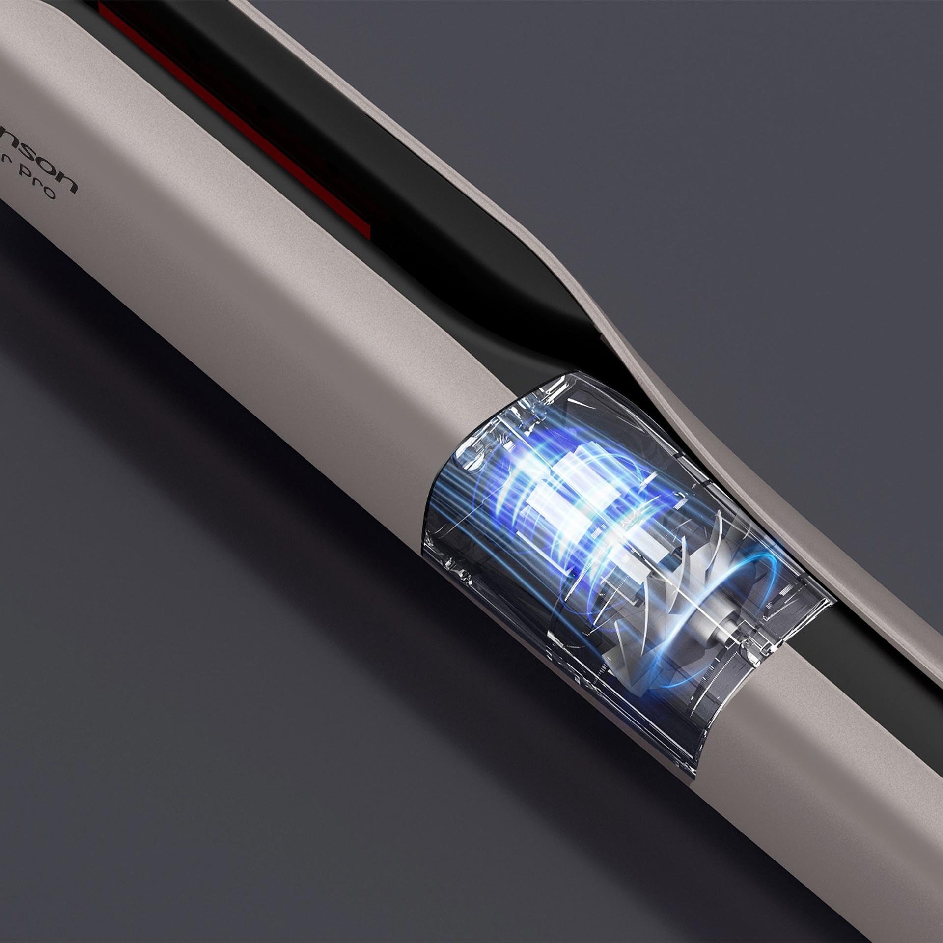 Преса за коса Rohnson R-698 SilkAir Pro, Мощност 1200 W, 3 скорости, 5 температурни нива, NST Nano-Silver плочи, Сив 5 Преса за коса Rohnson R-698 SilkAir Pro