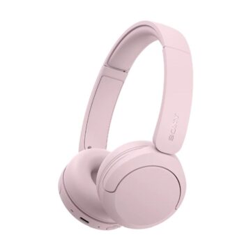 Безжични On-ear слушалки Sony WH-CH530, Bluetooth свързване, Възпроизвеждане до 55 часа, Многоточково свързване, Вграден микрофон, Розов