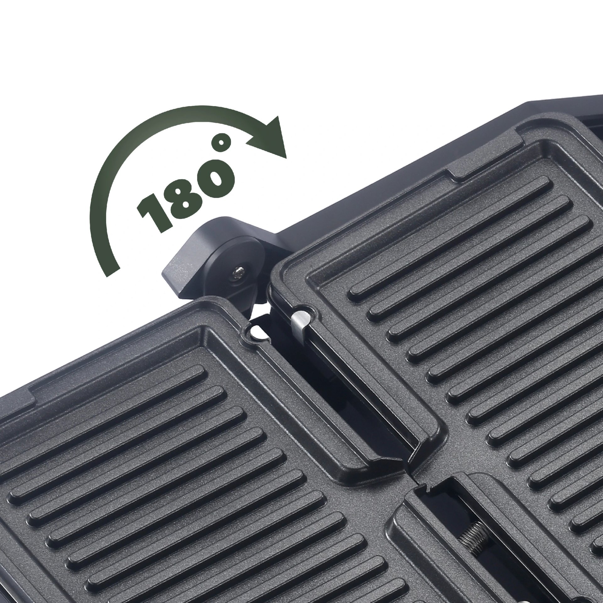 Сандвич тостер Rohnson R-2767, Мощност 800 W, 2 сваляеми плочи, Отваряне на 180°, Автоматичен контрол на температурата, Незалепващо покритие без PFAS 4 Сандвич тостер Rohnson R-2767