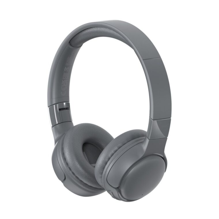Безжични слушалки Honor CHOICE Headphones Lite, Bluetooth 5.4, AI шумопотискане, Възпроизвеждане до 82 ч, 40 мм говорители, 2 микрофона, Сив