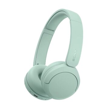 Безжични On-ear слушалки SONY WH-CH530, Bluetooth свързване, Възпроизвеждане до 55 часа, Multipoint връзка, Вграден микрофон, Зелен